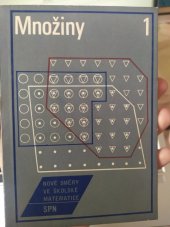 kniha Výroky a množiny Met. text pro učitele 1. roč. gymnasia, SPN 1972