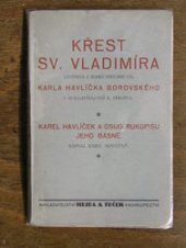 kniha Křest sv. Vladimíra legenda z ruské historie, Hejda & Tuček 1921