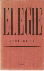 kniha Elegie, Fr. Borový 1945