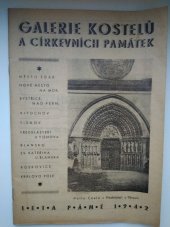 kniha Galerie kostelů a církevních památek město Žďár. Nové Město na Mor. Bystřice nad Pern. Vitochov. Tišnov. Předklášteří u Tišnova. Blansko. Sv. Kateřina u Blanska. Boskovice. Královo Pole : stručný průvodce památkami, Galerie kostelů a církevních památek 1942