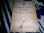 kniha KRIMINALISTICKÝ SBORNÍK-č.1-1959. ČASOPIS PRO KRIMINALISTIKU A TRESTNÍ PRÁVO., HLANÍ SPRÁVA VEŘEJNÉ BEZPEČNOSTI. 1959