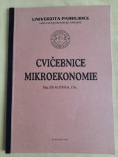 kniha Cvičebnice mikroekonomie, Univerzita Pardubice 1998