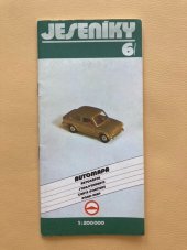 kniha Jeseníky (6) automapa, Geodetický a kartografický podnik 1984