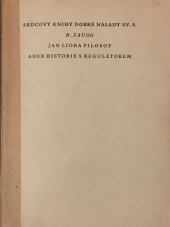 kniha Jan Lioba filosof, aneb, Historie s regulátorem humoristický román, Alois Srdce 1937