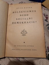 kniha Bolševismus nebo sociální demokracie?, Antonín Svěcený 1920