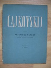 kniha Čajkovskij, opus 39 album pro mládež, piano, Orbis 1950