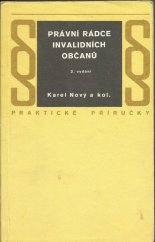 kniha Právní rádce invalidních občanů, Panorama 1985