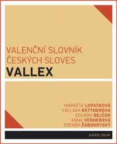 kniha Valenční slovník českých sloves VALLEX, Karolinum  2017