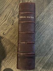 kniha Biblia sacra Juxta vulgate et correctoria romana, Paris,  librairie letouzey et aně 1887