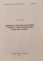 kniha Mladohalštatský až časně laténský sídlištní materiál z Litoměřicka a z Lounska v archeologické sbírce teplického muzea (fond Teplice), Regionální muzeum 1996