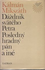 kniha Dáždník svätého Petra; Posledný hradný pán a iné, Tatran 1979