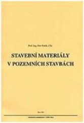 kniha Stavební materiály v pozemních stavbách, Cerm 1995