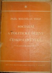 kniha Sociální a politické dějiny československé v hlavních obrysech, Dělnické nakladatelství 1948