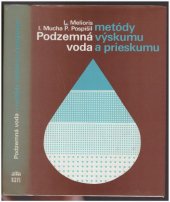 kniha Podzemná voda metódy výskumu a prieskumu, SNTL 1986