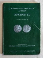 kniha Münzen und Medaillen antiken Aukktion 173, s.n. 1992