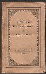 kniha Historya narodu Polskiego, U Breitkopf & Haertel 1836