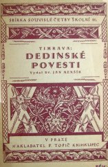 kniha Dedinské povesti, F. Topič 1929