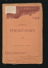 kniha Foeničanky tragedie, J. Otto 1919