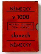 kniha Německy v 1000 slovech, Alois Neubert 1927