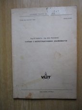 kniha Cvičení z nedestruktivního zkušebnictví, VUT 1975