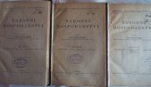 kniha Národní hospodářství. Díl prvý, Česká matice technická 1918