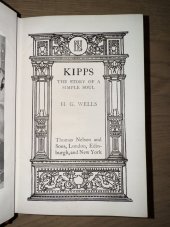 kniha Kipos the story of a simple soul, Thomas Nelson and Sons 1905