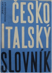 kniha Česko-italský slovník, SPN 1964