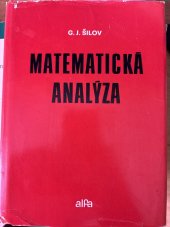 kniha Matematická analýza, Alfa 1974