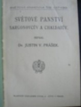 kniha Světové panství Sargonovcův a Chaldaiův, J. Otto 1914