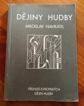 kniha Dějiny hudby přehled evropských dějin hudby, Scholaforum 1996