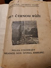 kniha Pro černou růži, Špinka 1925