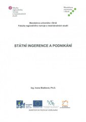 kniha Státní ingerence a podnikání, Mendelova univerzita v Brně 2013