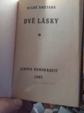 kniha Dvě lásky , Lidová demokracie 1983