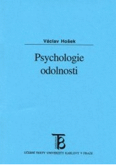 kniha Psychologie odolnosti, Karolinum  1999
