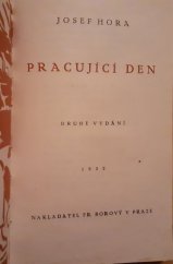 kniha Pracující den [básně], Fr. Borový 1922