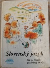 kniha Slovenský jazyk, Slovenské pedagogické nakladateľstvo 1986