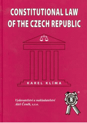 kniha Constitutional law of the Czech Republic, Aleš Čeněk 2008