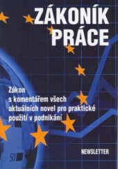 kniha Zákoník práce zákon s komentářem všech aktuálních novel pro praktické použití v podnikání, Newsletter 2003