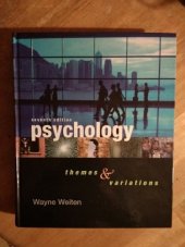 kniha Psychology themes & variations, Thomson Wadsworth 2007