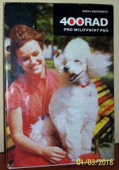 kniha 400 rad pro milovníky psů, SZN 1972