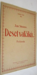 kniha Deset valčíků. Pro housle Edice FCH. 156, F. Chadím 1932