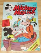 kniha Mickey Mouse Závod na kolech, Egmont 1992