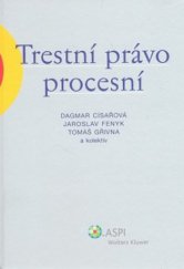 kniha Trestní právo procesní, ASPI  2008