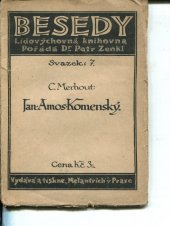 kniha Jan Amos Komenský, Melantrich 1920