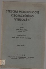 kniha Stručná metodologie cizojazyčného vyučování Průvodce k učebnicím němčiny na národních školách s československým jazykem vyučovacím, R. Promberger 1935