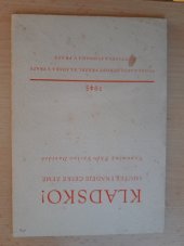 kniha Kladsko! smutek i naděje české země, Společnost přátel Kladska 1945