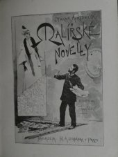 kniha Malířské novelly, Nákladem Fr. A. Urbánka 1892