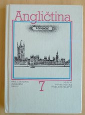 kniha Angličtina pro 7. ročník základní školy, SPN 1982