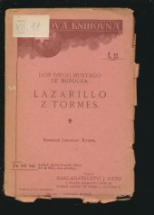 kniha Lazarillo z Tormes, J. Otto 1898