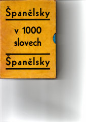 kniha Španělsky v 1000 slovech, Alois Neubert 